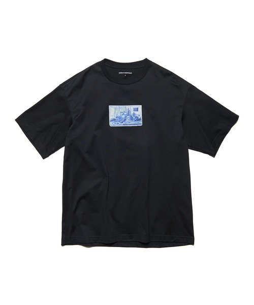 uniform experiment（ユニフォームエクスペリメント）の「MICHAEL CHERNO: SKETCH TEE（Tシャツ/カットソー・メンズ・ブラック/ホワイト・5/4/3/2/1）」の2枚目の写真