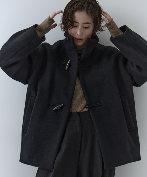 Dessin de Mode（デッサンドモード）の「【Dessin de mode/デッサンデモード】《STUDIOUS別注》 ダッフルコート（その他アウター・レディース・ネイビー/ブラック・1/2）」の18枚目の写真