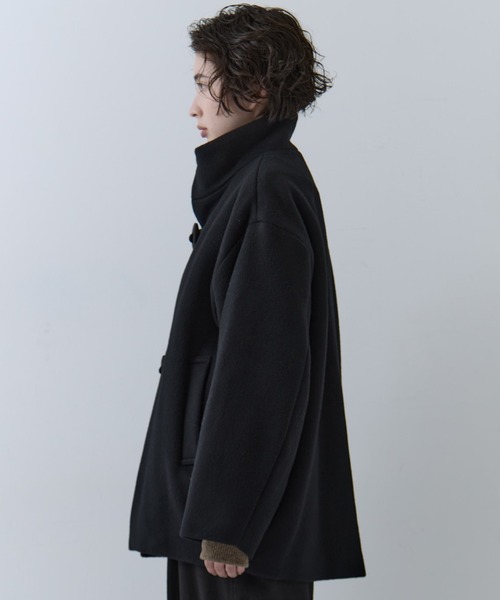 Dessin de Mode（デッサンドモード）の「【Dessin de mode/デッサンデモード】《STUDIOUS別注》 ダッフルコート（その他アウター・レディース・ネイビー/ブラック・1/2）」の15枚目の写真