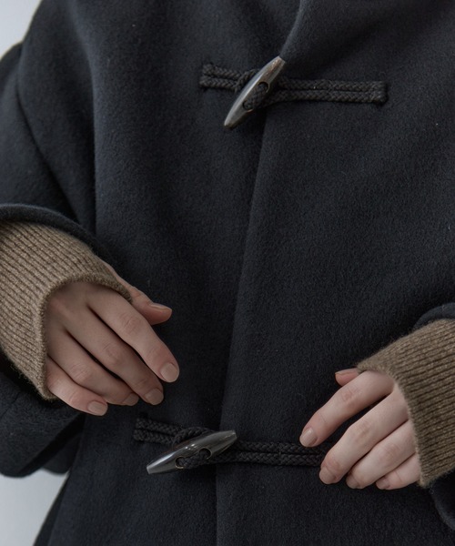 Dessin de Mode（デッサンドモード）の「【Dessin de mode/デッサンデモード】《STUDIOUS別注》 ダッフルコート（その他アウター・レディース・ネイビー/ブラック・1/2）」の10枚目の写真