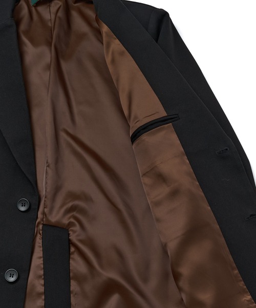 Noen（ノエン）の「クラシックテーラードジャケット【セットアップ対応】（テーラードジャケット・メンズ・ダークブラウン/ブラック・LARGE/MEDIUM）」の14枚目の写真