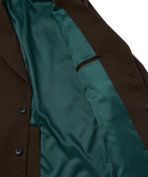 Noen（ノエン）の「クラシックテーラードジャケット【セットアップ対応】（テーラードジャケット・メンズ・ダークブラウン/ブラック・LARGE/MEDIUM）」の3枚目の写真