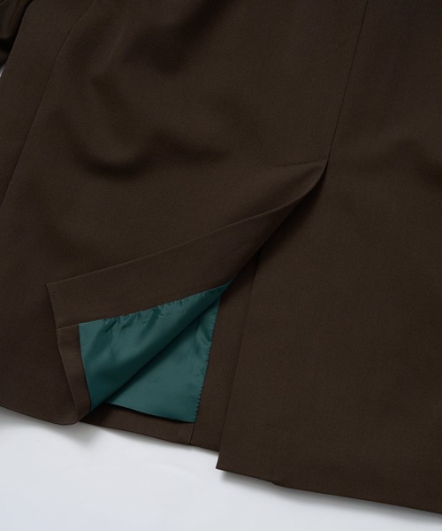 Noen（ノエン）の「クラシックテーラードジャケット【セットアップ対応】（テーラードジャケット・メンズ・ダークブラウン/ブラック・LARGE/MEDIUM）」の4枚目の写真