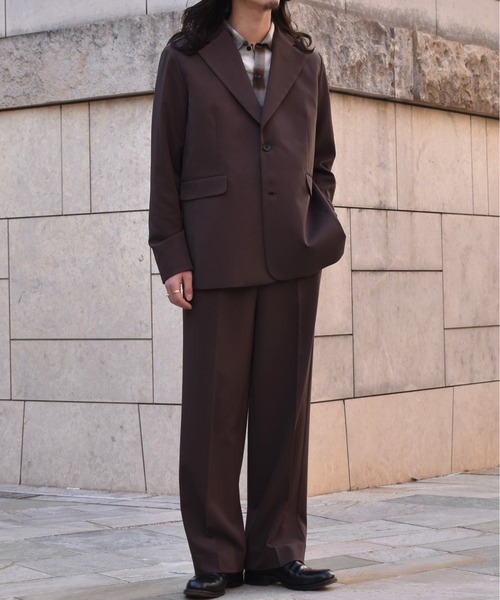 Noen（ノエン）の「クラシックテーラードジャケット【セットアップ対応】（テーラードジャケット・メンズ・ダークブラウン/ブラック・LARGE/MEDIUM）」の7枚目の写真