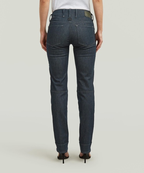 G-STAR（ジースター）の「Dartt Zip Slim Jeans/立体裁断ジップディテールスリムジーンズ（デニムパンツ・レディース・ダークインディゴブルー・27inch/26inch/25inch）」の3枚目の写真