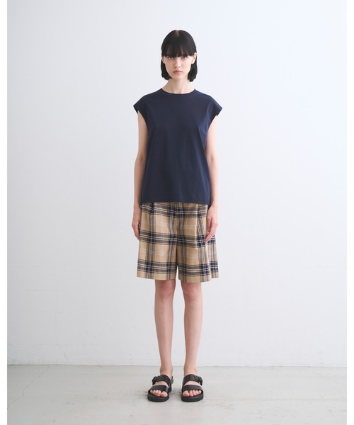 Traditional Weatherwear（トラディショナルウェザーウェア）の「MANSELTON（Tシャツ/カットソー・レディース・オフホワイト/ブラック/ブロンズ/ネイビー・S/XS）」の6枚目の写真