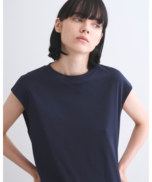 Traditional Weatherwear（トラディショナルウェザーウェア）の「MANSELTON（Tシャツ/カットソー・レディース・オフホワイト/ブラック/ブロンズ/ネイビー・S/XS）」の9枚目の写真
