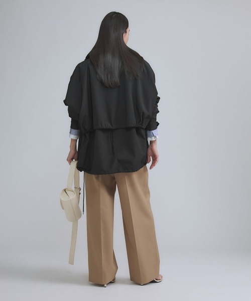 Chaos(カオス)の「Chaos(カオス)/ ◇VACHEMENT◇別注タフタブルゾン(ブルゾン・レディース・ブラック/ベージュ・FREE)」の6枚目の写真