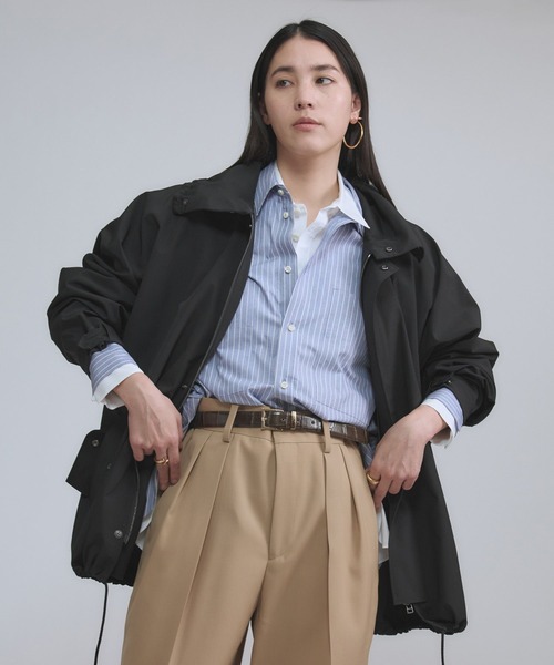 Chaos(カオス)の「Chaos(カオス)/ ◇VACHEMENT◇別注タフタブルゾン(ブルゾン・レディース・ブラック/ベージュ・FREE)」の12枚目の写真