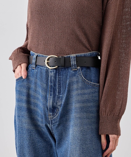 ROPE' PICNIC（ロペピクニック）の「28mmDバックルベルト（ベルト・レディース・ブラック/ブラウン・FREE）」の9枚目の写真