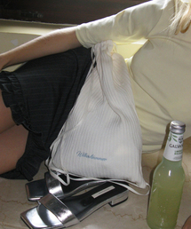 WITHOUT SUMMER（ウィズアウトサマ）の「ロゴジムバッグ_アイボリー（バックパック/リュック）」