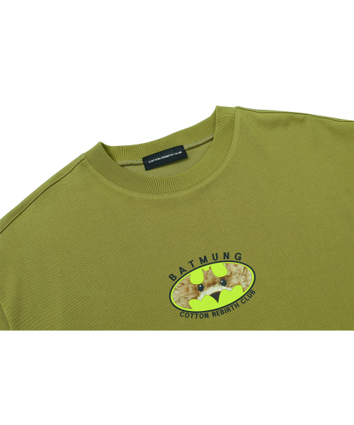 COTTONREBIRTHCLUB（コットンリバースクラブ）の「ベトモンモン Tシャツ (オリーブ)（Tシャツ/カットソー・レディース・オリーブ・ONESIZE）」の6枚目の写真