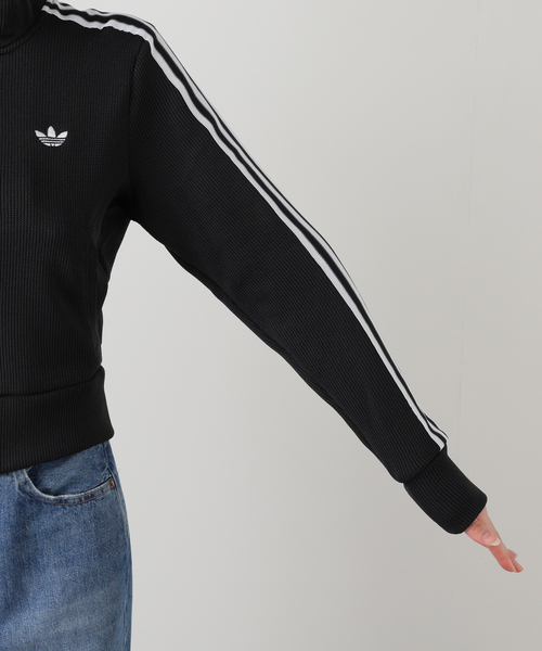 adidas Originals(アディダスオリジナルス)の「adidas originals / アディダス オリジナルス FIREBIRD ADICOLOR KNIT TRACK TOP(ブルゾン・レディース・ブラック/ネイビー・LARGE/MEDIUM)」の13枚目の写真