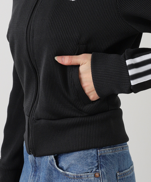adidas Originals(アディダスオリジナルス)の「adidas originals / アディダス オリジナルス FIREBIRD ADICOLOR KNIT TRACK TOP(ブルゾン・レディース・ブラック/ネイビー・LARGE/MEDIUM)」の14枚目の写真