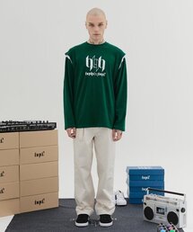 HYUP BY HYUF（ヒュプ・バイ・ヒュプ）の「バスティロングスリーブ-ダークグリーン（Tシャツ/カットソー）」