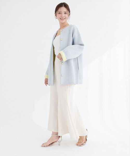 natural couture(ナチュラルクチュール)の「【1/1~4限定受注販売】ハートウエストカットマーメイドスカート(スカート・レディース・アイボリー/ブラック/ネイビー・SMALL/MEDIUM/LARGE)」の2枚目の写真