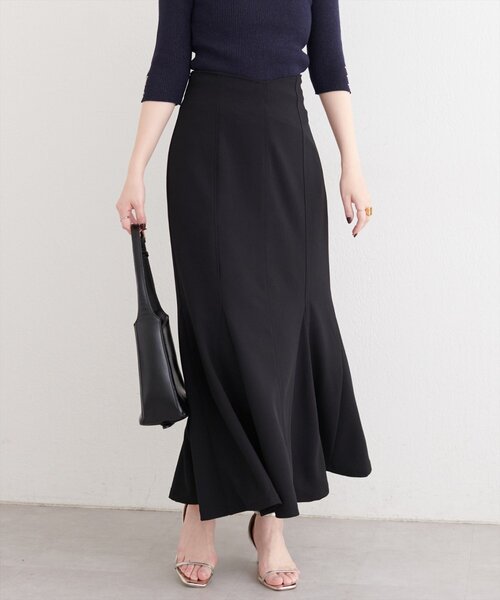 natural couture(ナチュラルクチュール)の「【1/1~4限定受注販売】ハートウエストカットマーメイドスカート(スカート・レディース・アイボリー/ブラック/ネイビー・SMALL/MEDIUM/LARGE)」の5枚目の写真