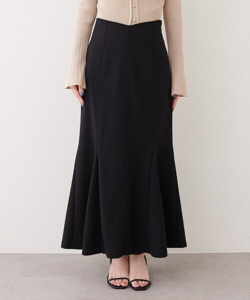 natural couture(ナチュラルクチュール)の「【1/1~4限定受注販売】ハートウエストカットマーメイドスカート(スカート・レディース・アイボリー/ブラック/ネイビー・SMALL/MEDIUM/LARGE)」の9枚目の写真