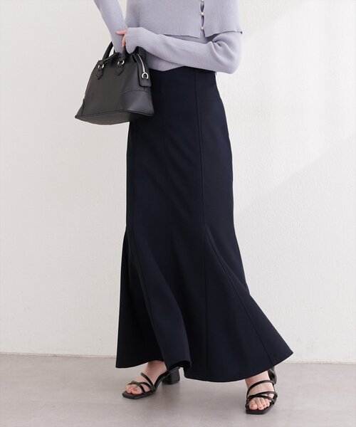 natural couture(ナチュラルクチュール)の「【1/1~4限定受注販売】ハートウエストカットマーメイドスカート(スカート・レディース・アイボリー/ブラック/ネイビー・SMALL/MEDIUM/LARGE)」の22枚目の写真