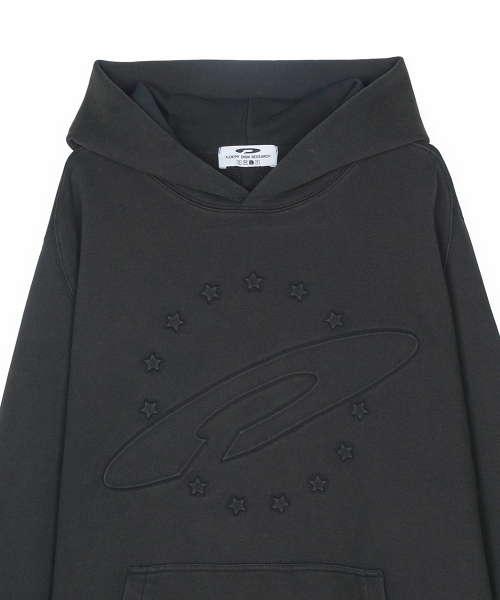 FDR(エフディーアール)の「Embo Pigment Star Disk Logo Hoodie Black(パーカー・メンズ・その他・M/L)」の12枚目の写真