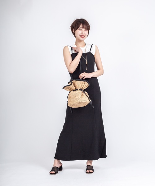 MADE IN MADA(メイドインマダ)の「【MADE IN MADA /メイドインマダ】かごバッグ ラフィア 巾着 ショルダーバッグ(かごバッグ・レディース・ナチュラル/ベージュ・FREE)」の16枚目の写真