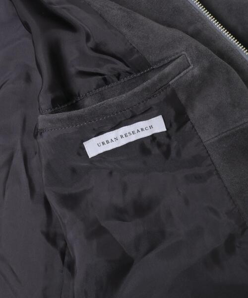URBAN RESEARCH（アーバンリサーチ）の「GOAT SUEDE SPORTS JACKET（ブルゾン・メンズ・チャコールグレー・MEDIUM/LARGE）」の7枚目の写真