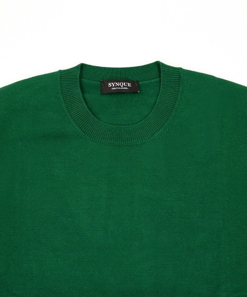 STYLISE（スタイライズ）の「【SYNQUE】Crew neck knit / 4カラー [C]（ニット/セーター・メンズ・ブラウン/ベージュ・S/L/M）」の19枚目の写真