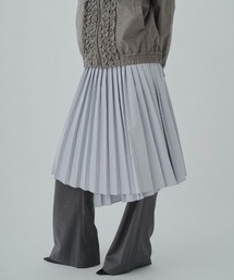 FEKETE（フェケテ）の「wrapping pleated skirt / ラッピングプリーツスカート（スカート）」