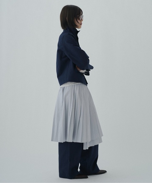 wrapping pleated skirt / ラッピングプリーツスカート（スカート