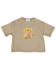 トーストクロップTシャツ（ベージュ）