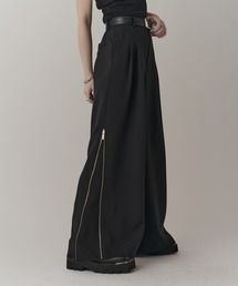 Lui's（ルイス）の「【mi-企画】サイドZIPワイドフレアパンツ（スラックス）」