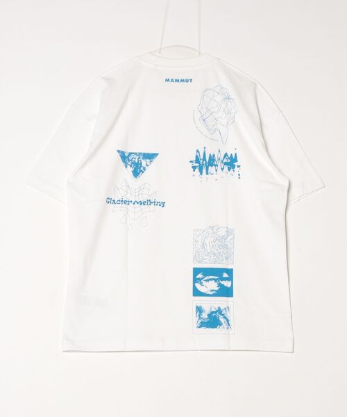 Mammut(マムート)の「マムート ベース リラックスド Tシャツ AF グレイシャー / Mammut Base Relaxed T-Shirt AF Men Glacier(Tシャツ/カットソー・メンズ・ホワイト・L/XL/S/M)」の2枚目の写真