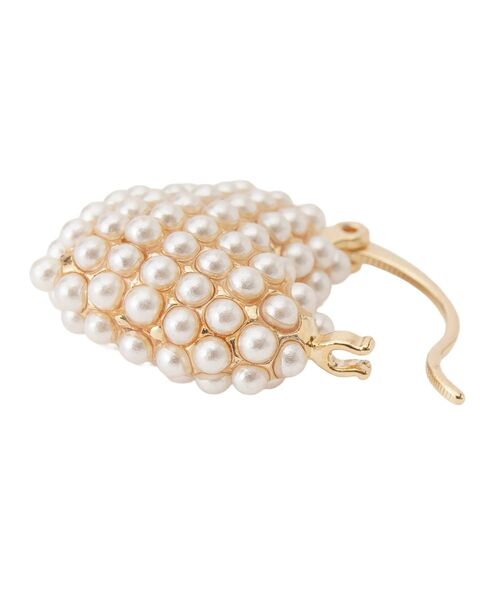 LANVIN en Bleu（ランバンオンブルー）の「ミニパールハートピアス（ピアス（両耳用）・レディース・ゴールド・FREE）」の3枚目の写真