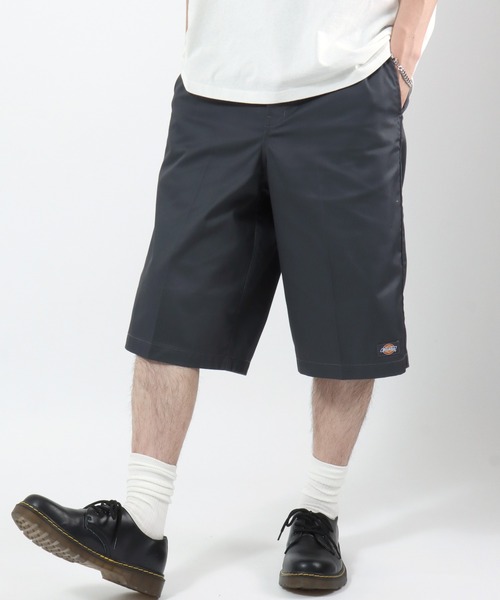 Dickies(ディッキーズ)の「Dickies(ディッキーズ)TC TWILL Easy Work Shorts/TCツイル イージーワークショーツ/DS2003/ワイドショーツ メンズ レディース ユニセックス(チノパンツ・メンズ・チャコールグレー/ベージュ/レオパード/ホワイト系その他/オリーブ/ブラック・XL/L/M/S)」の15枚目の写真