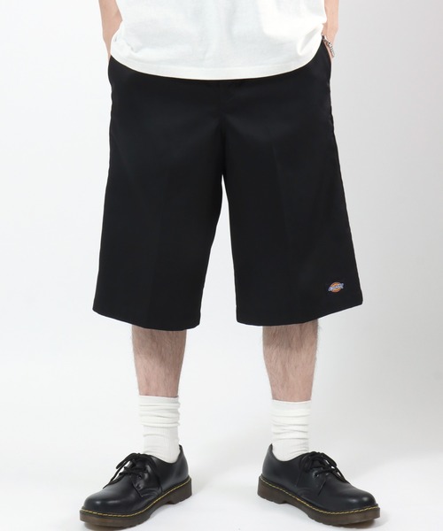 Dickies(ディッキーズ)の「Dickies(ディッキーズ)TC TWILL Easy Work Shorts/TCツイル イージーワークショーツ/DS2003/ワイドショーツ メンズ レディース ユニセックス(チノパンツ・メンズ・チャコールグレー/ベージュ/レオパード/ホワイト系その他/オリーブ/ブラック・XL/L/M/S)」の7枚目の写真