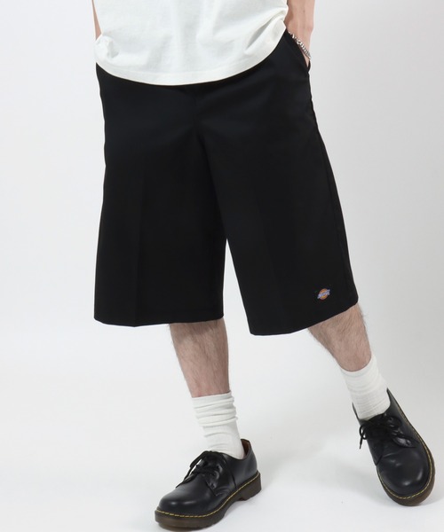 Dickies(ディッキーズ)の「Dickies(ディッキーズ)TC TWILL Easy Work Shorts/TCツイル イージーワークショーツ/DS2003/ワイドショーツ メンズ レディース ユニセックス(チノパンツ・メンズ・チャコールグレー/ベージュ/レオパード/ホワイト系その他/オリーブ/ブラック・XL/L/M/S)」の8枚目の写真
