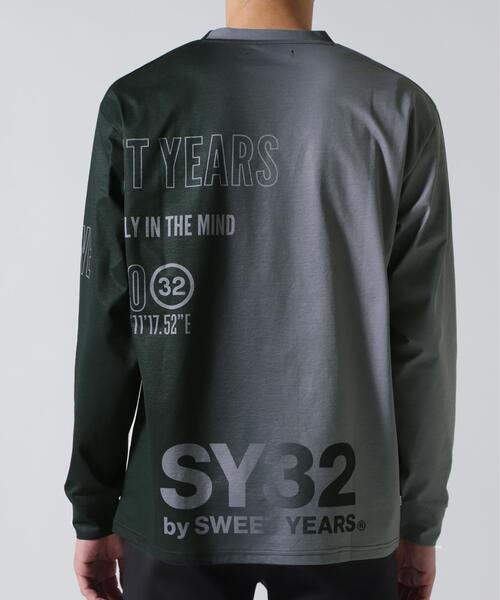 SY32 by SWEET YEARS(エスワイサーティトゥバイスィートイヤーズ)の「SY32 by SWEET YEARS /エスワイサーティトゥ バイ スィートイヤーズ/GRADATION LOGO L/S TEE(Tシャツ/カットソー・メンズ・ブラック/ホワイト/その他18・L/XL/M)」の13枚目の写真