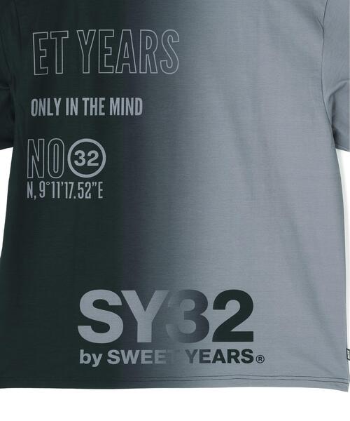 SY32 by SWEET YEARS(エスワイサーティトゥバイスィートイヤーズ)の「SY32 by SWEET YEARS /エスワイサーティトゥ バイ スィートイヤーズ/GRADATION LOGO L/S TEE(Tシャツ/カットソー・メンズ・ブラック/ホワイト/その他18・L/XL/M)」の16枚目の写真