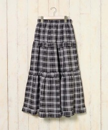 Bleu Bleuet | チェックティアードスカート(スカート)