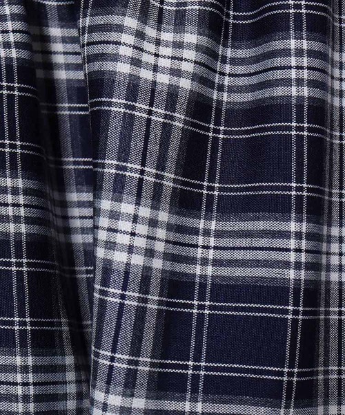 Bleu Bleuet（ブルーブルーエ）の「チェックティアードスカート（スカート・レディース・ブラック/ベージュ/ネイビー・FREE）」の7枚目の写真