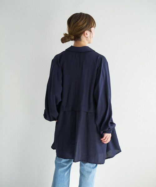 Kastane（カスタネ）の「【一部店舗限定】B セパレートシャツワンピース（シャツワンピース・レディース・ピンク/ネイビー/アイボリー・FREE）」の14枚目の写真