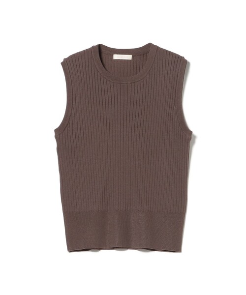 BEAMS HEART(ビームスハート)の「リブニット ノースリーブ × スカート(セットアイテム)(ワンピース・レディース・ブラウン/ブラック/グリーン系その他・FREE)」の14枚目の写真