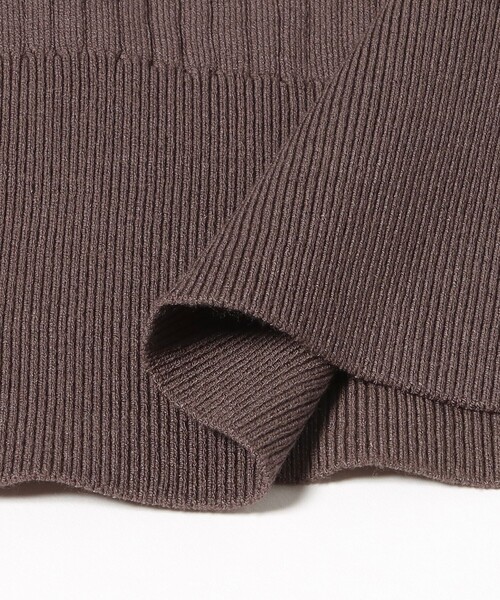 BEAMS HEART(ビームスハート)の「リブニット ノースリーブ × スカート(セットアイテム)(ワンピース・レディース・ブラウン/ブラック/グリーン系その他・FREE)」の16枚目の写真