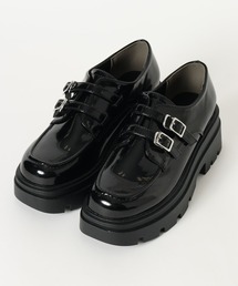 Heather（ヘザー）の「ボリュームソールマニッシュ　640672（ローファー）」