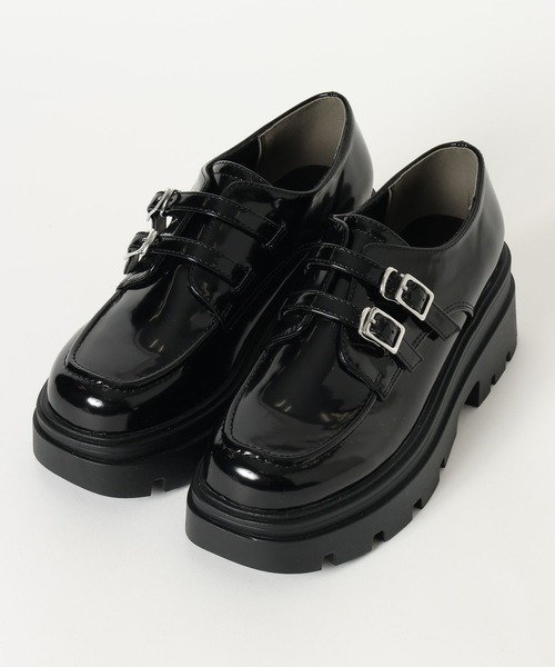 Heather(ヘザー)の「ボリュームソールマニッシュ 640672(ローファー・レディース・ブラウン/ブラック系その他・M/L)」の2枚目の写真