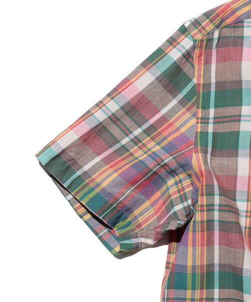 BEAMS PLUS(ビームスプラス)の「【ビームスの百名品】B.D. Madras(シャツ/ブラウス・メンズ・サックスブルー/グリーン/ピンク・X-LARGE/MEDIUM/LARGE/SMALL)」の9枚目の写真