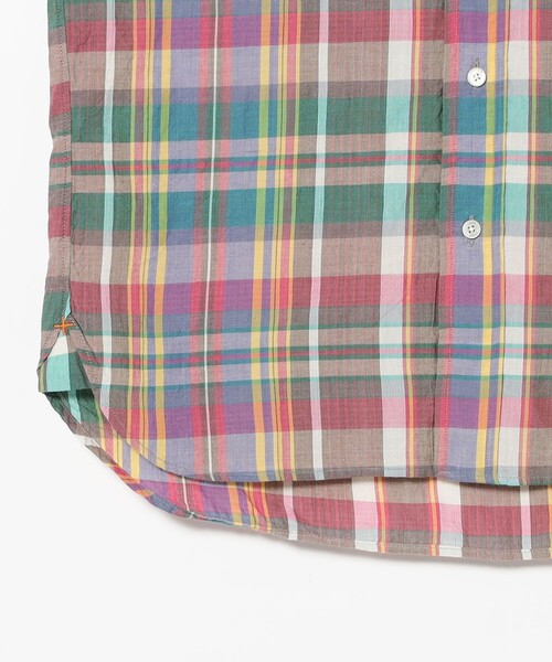 BEAMS PLUS(ビームスプラス)の「【ビームスの百名品】B.D. Madras(シャツ/ブラウス・メンズ・サックスブルー/グリーン/ピンク・X-LARGE/MEDIUM/LARGE/SMALL)」の16枚目の写真