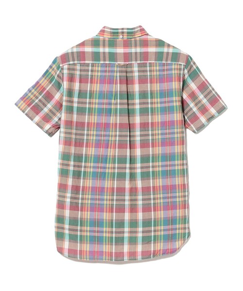 BEAMS PLUS(ビームスプラス)の「【ビームスの百名品】B.D. Madras(シャツ/ブラウス・メンズ・サックスブルー/グリーン/ピンク・X-LARGE/MEDIUM/LARGE/SMALL)」の17枚目の写真