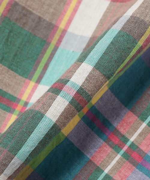 BEAMS PLUS(ビームスプラス)の「【ビームスの百名品】B.D. Madras(シャツ/ブラウス・メンズ・サックスブルー/グリーン/ピンク・X-LARGE/MEDIUM/LARGE/SMALL)」の20枚目の写真