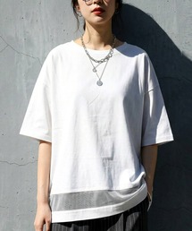 antiqua（アンティカ）の「綿100 クルーネック Tシャツ（Tシャツ/カットソー）」